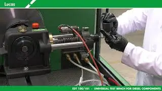 EDT 100/101 . Universal Test Bench for all Brands of Diesel Components