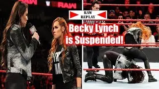 Becky Lynch is Suspended! -  Raw Replay [Feb 4 2019]