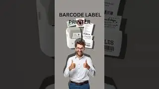 Portable Bluetooth Label Printer 2025 | Best Mini Thermal Barcode #trending #gadgets #viralvideo