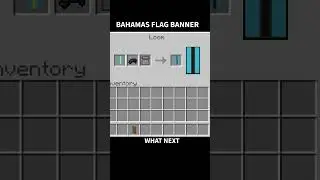 How to make a Bahamas flag in Minecraft