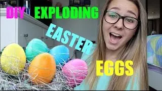 DIY EXPLODING GLITTER EASTER EGGS