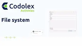 Codolex activities - 2. File system