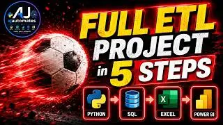 Football Data Pipeline: Python → SQL → Excel → Power BI (Free API)