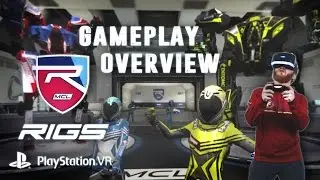 RIGS: Mechanized Combat League gameplay overview - PSVR 3v3 mech combat game