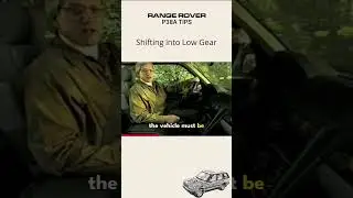 Range Rover P38A - Shifting into Low Gear, Low Range #shorts  #rangerover #howto