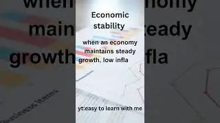 what is economic stability #economy #economicstability #macroeconomics