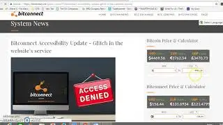 Bitconnect Platform Down For The Weekend