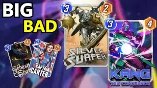 MARVEL SNAP INDONESIA - SEKARANG KANG BENERAN JADI BIG BAD CARD!! KANG SILVER SURFER DECK