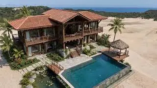 Luxury Resort – Aerial Establishing Shot  - Aguaviva Animation