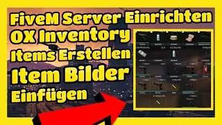 FiveM ESX OX Inventory Add Images and Create Items | FREE