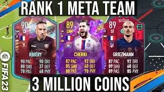 BEST RANK 1 META 3 MILLION COIN SQUAD BUILDER - ALL 5* / 5* WEAK FOOT / SKILL MOVES - FIFA 23