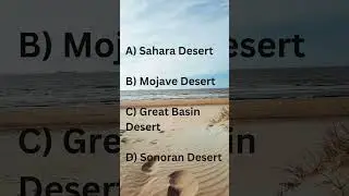 What is the largest desert in the United States?