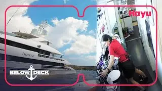 The boat is dangerously tipping over | Season 7 | Below Deck Med