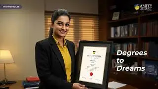 Empower Your Career with AI-Driven Learning | Amity University Online | #DegreesToDreams