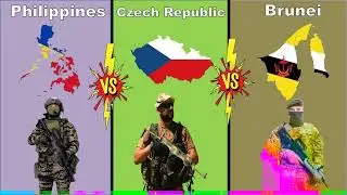 Philippines vs Czech Republic vs Brunei Military Comparison | Czechia vs Brunei Military Power 2024