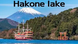 Hakone lake- japan (drone shot)
