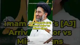 Imam Mahdi&rsquo;s [AJ] Arrival: Major vs Minor Signs | Syed Ali Raza Rizvi #imammahdi #prophetmuhammad