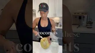 Fresh coconut water in under 1 minute 🤯