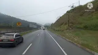 Axor 2536, De Arujá a Jacarei pela Rodovia Presidente Dutra e restrição  caminhões Trevo Bonsucesso.
