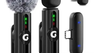 GRENARO Mic for YouTube Wireless, 3-Level Adjustable Noise Reduction Mic Wireless review & function
