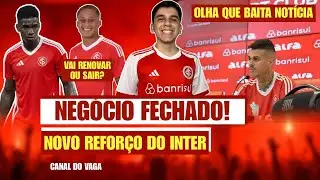 ZAGUEIRO VAI SER ANUNCIADO PELO INTER!!! | VIU ESSA BAITA NOTÍCIA SOBRE VOLANTE? | VITINHO RENOVA?
