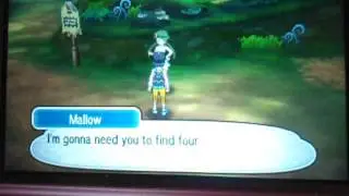 Pokemon Sun Lush Jungle Trial starts