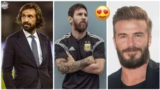 Most EPIC Footballers Beards Ever | Beckham, Messi, Pirlo and More