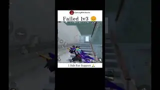 I Failed 1v3 .Sad Moment 😞 #viralshort #gaming #bgmiindia #pubgmobile #scout #sevou #shorts #bgmi