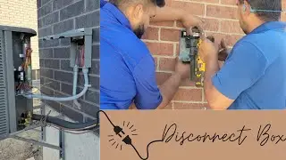 How to Install an AC Disconnect Box Part Two