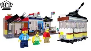Lego Creator 31097 | Townhouse Pet Shop & Caf&eacute; | Lego Speed Build Review | Model B