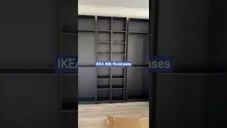 IKEA Billy bookcase build #ikea #DIYbookcase #ikeaatmyplace