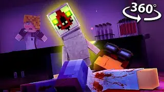 You're ESCAPING SCP-173 in 360! - Horror Minecraft VR Video