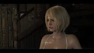 RE4 Remake - Gym Ashley & Hot Ada Mod - Blue Gym Ashley
