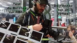 Le Binstax : mettre un dos instax pour remplacer la pellicule ft @NicolasPetit