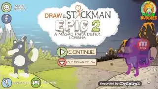 Virei um desenho de um lobo