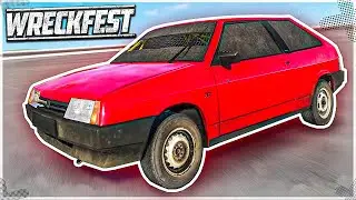 Вишнёвая Восьмерка! Мод на ВАЗ 2108 для Врекфест! - Wreckfest Моды
