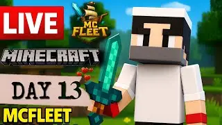 🔴Minecraft Live &ndash; Survival Journey On mcfleet | Day 13 @BackeGamer #minecraft #live #mcfleet