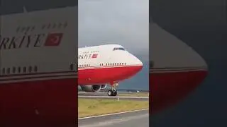 Boeing-747 Republic Of T&Uuml;RKIYE |President| #shorts #viral #trending #youtubeshorts #turkey #t&uuml;rkiye