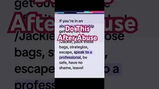 Do This After Abuse #motivation #live #mentalhealth #facts #youareoneofakind #relationship #hope