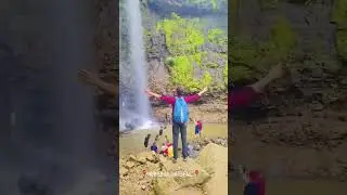 Shubhedar Waterfall 💦🤴 #gorakhgad #travel #waterfall #murbad #trending