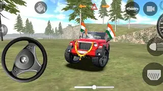 Modified 🔥 Mahendra Thar dollar (song)Indian car simulator game (gadi wala game)#game#gaming#driving