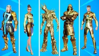 How to Unlock Gold Foil Edit Styles in Fortnite | All Gold Foil Edit Styles