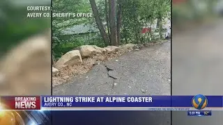 Several hospitalized after lightning strike near Alpine Coaster in Banner Elk