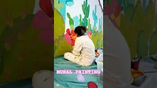 I&rsquo;m okay with my OBSESSION for MURAL PAINTING😍✨🎨 #mural #murals #muralart #muralartist #muralist
