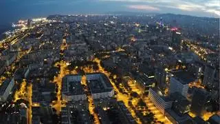 Вылет из балкона. Diagonal Mar Barcelona. Вид на район Poblenou. 8.07.2012