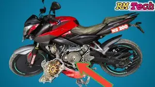 Ns200 starting problem solve🔥, magnate bearing🔥clutch oneway🛠