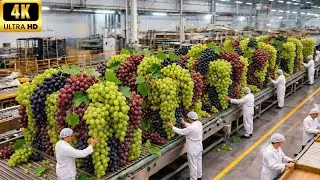 Inside Mega Factories The World's Largest Raisin Factory Full Process
