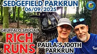 RICH RUN - PAULA'S 100TH PARKRUN AT SEDGEFIELD PARKRUN - 06/09/2025