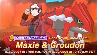 Pokemon Masters EX: 3/5 Maxie & Groudon Precipice Blade Obliteration Showcase