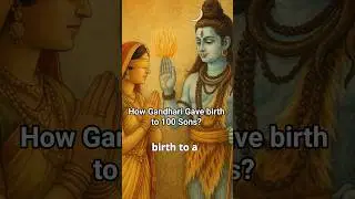 How Gandhari Gave Birth to 100 Sons
